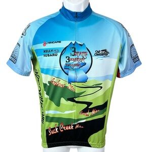 Hincapie Cycling Jersey 3 States 3 Mountains Challenge Race Men's Medium